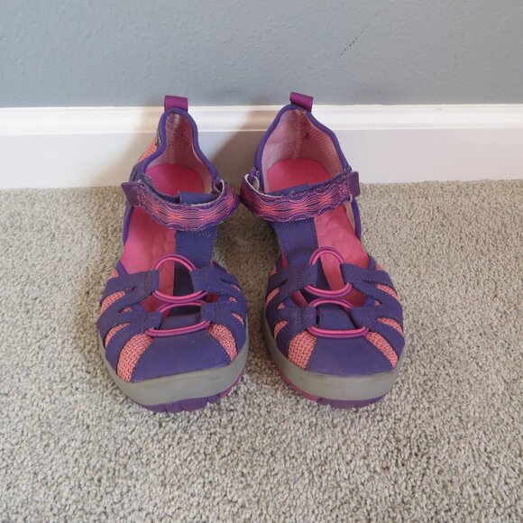 Merrell M-Hydro Mon 2.0 Youth Girl Sandals Size 6M Purple/Pink Velcro #MK1160850 - Picture 3 of 11